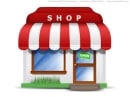 Clipart image of a shop