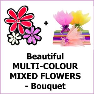 XXXX Baht Multi-Colour Mixed Flowers - Bouquet