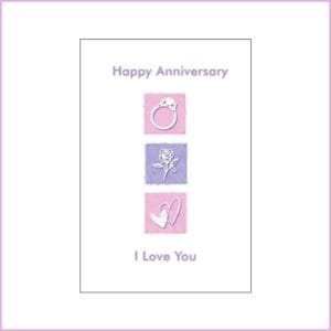 Anniversary Card - Symbols