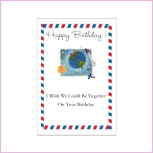 Birthday Card - Airmail