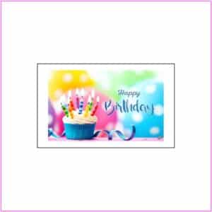 Birthday Card - Candle Cake
