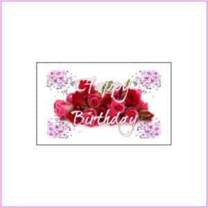 Birthday Card - Roses