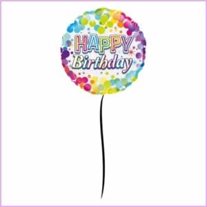 Floating Balloon - Birthday Colourful