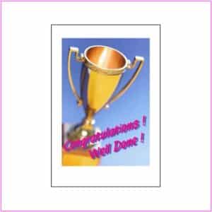 Congratulations Card - Trophy