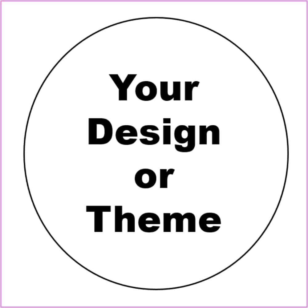 custom top design cake