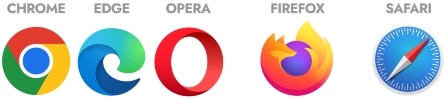 main browser logos