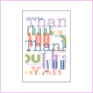 Thank You Card - Text